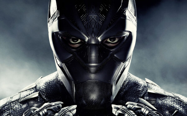 Wallpaper Panther, Black