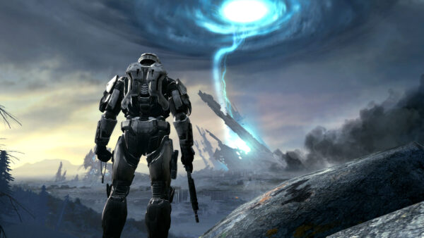 Wallpaper Background, View, Lightning, Desktop, Games, Halo, Back, Warrior