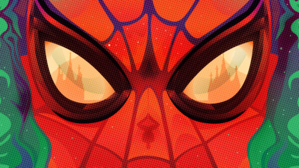 Wallpaper Closeup, Desktop, Far, Face, Spider, From, Red, Man, Home