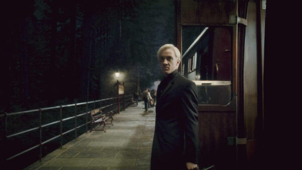 Wallpaper From, Malfoy, Down, Dress, Train, Getting, Desktop, Black, Draco, Wearing