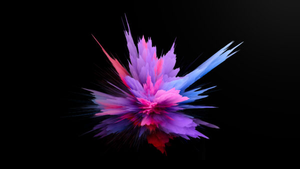 Wallpaper Burst, Background, Explosion, Mobile, Purple, Powder, Desktop, Black, Color, Pink, Blue, Abstract