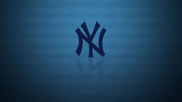 Wallpaper Desktop, Logo, With, Yankees, York, New, Light, Blue, Baseball, Dark, Color, Background