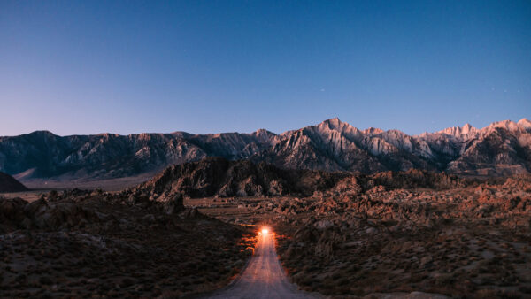 Wallpaper Mountains, Between, Blue, Landscape, Background, And, Sky, Mobile, Sand, Desktop, Path, Nature, Rocks, View