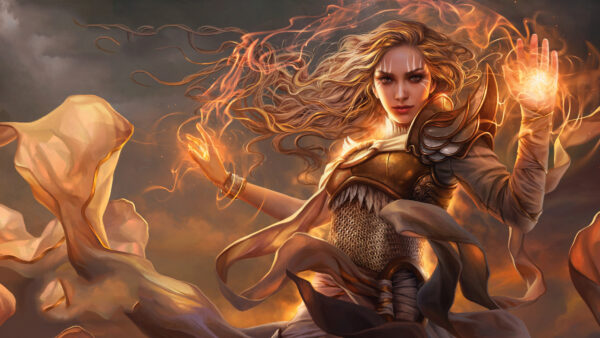 Wallpaper The, Hair, Girl, Long, Woman, Magic, Blonde, Gathering