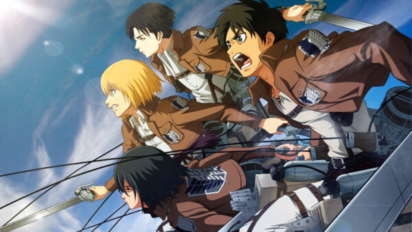 Wallpaper Levi, Ackerman, Titan, Armin, Attack, Mikasa, Eren, Yeager, Arlert