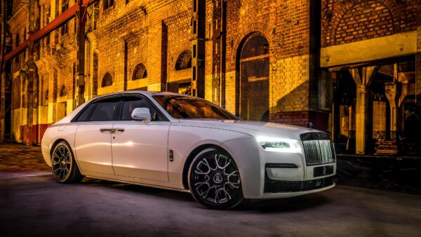 Wallpaper Ghost, Royce, Black, Badge, Cars, Rolls, 2022