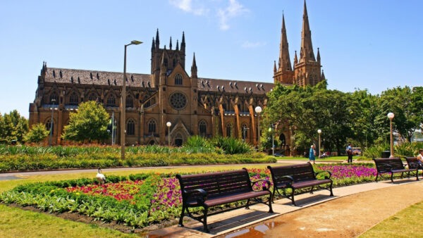 Wallpaper Cathedral, Travel, Australia, Church, Desktop, Sydney
