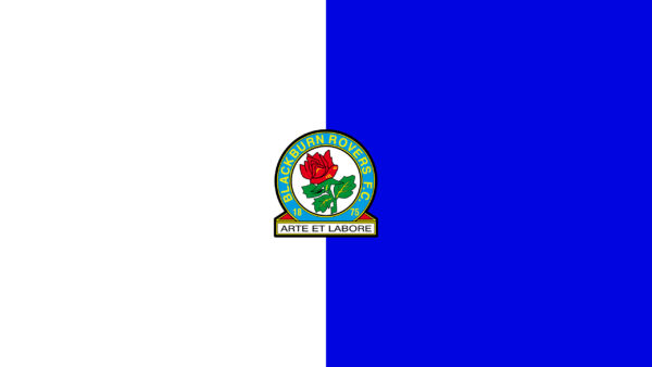 Wallpaper Emblem, Crest, Logo, F.C, Blackburn, Background, Blue, Rovers, White, Soccer, Symbol