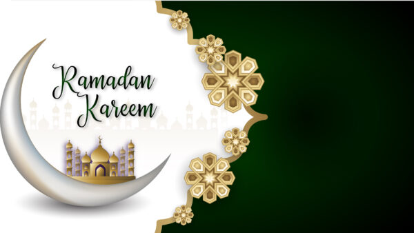 Wallpaper Green, Kareem, Ramadan, Background, White