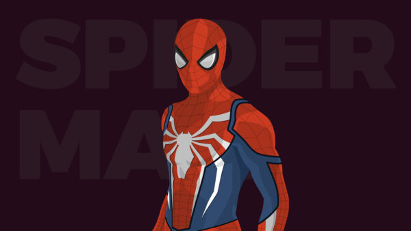 Wallpaper Spiderman, Minimal, Artwork