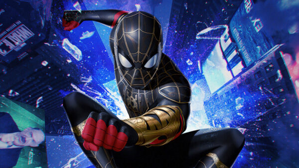 Wallpaper Home, Black, Way, Suit, Spider-man