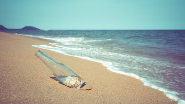 Wallpaper Sea, Shell, Nature, Desktop, Beach, Bottle, With, Sand