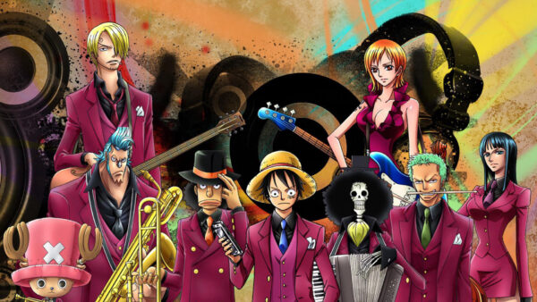 Wallpaper Instruments, Desktop, Musical, One, Band, With, Rock, Piece, Anime