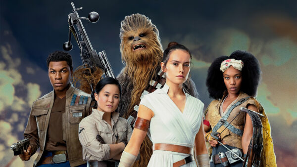Wallpaper Desktop, Star, With, Chewbacca, Skywalker, Sky, Rise, And, Clouds, Rey, Movies, Background, Wars, Tico, Dark, Finn, The, Rose