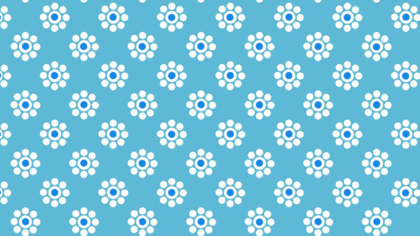 Wallpaper Abstract, Blue, Flower, Print, Desktop