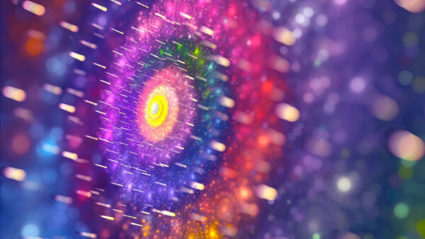 Wallpaper Shine, Fractal, Bokeh, Patterns, Colorful, Abstract