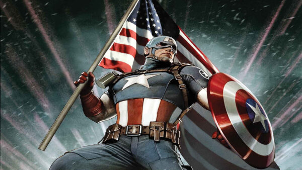 Wallpaper Flag, America, With, Captain