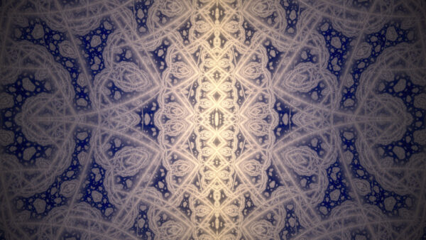 Wallpaper Blue, Pattern, Mobile, Desktop, Fractal, Abstract, Glow
