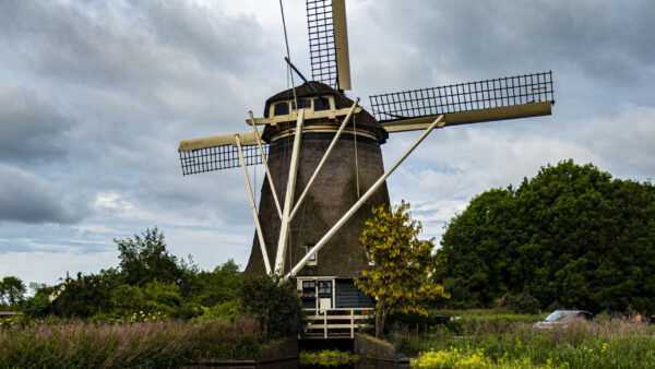 Wallpaper Amsterdam-Zuid, Amstelpark, Windmill, Travel