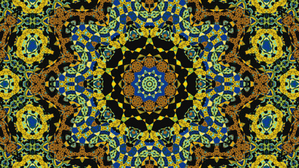 Wallpaper Blue, Desktop, Yellow, Art, Pattern, Fractal, Mobile, Abstract, Brown, Shapes