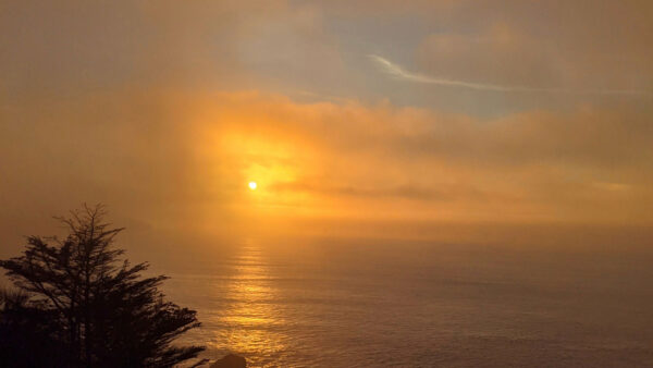 Wallpaper Sunrise, Beautiful, Ocean, Reflection, View, Water