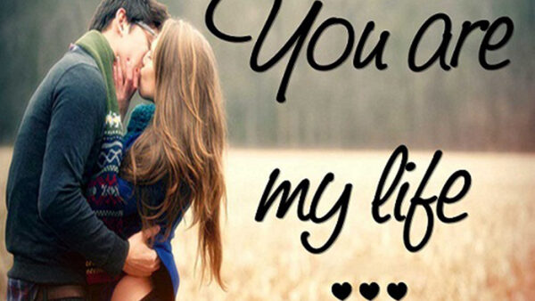 Wallpaper Quote, Couple, You, Are, Life