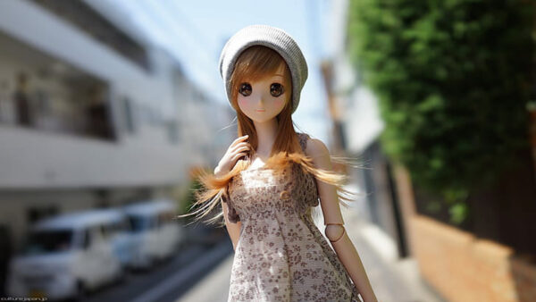 Wallpaper Cute, Street, Blur, Background, Doll