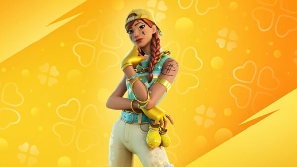 Wallpaper Aura, Skin, Fortnite