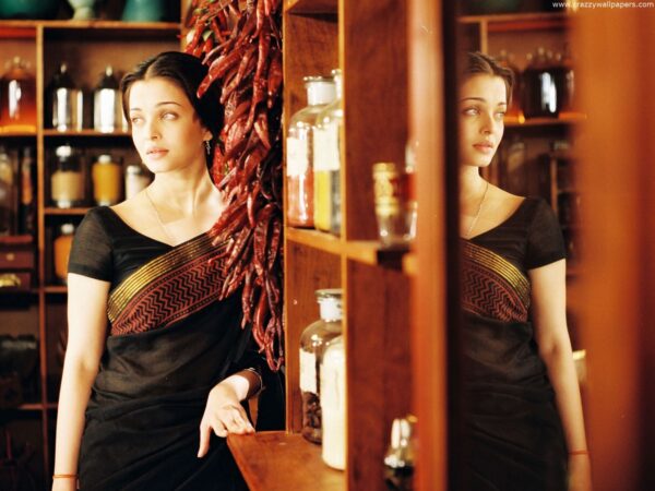 Wallpaper Homely, Saree, Aishwarya