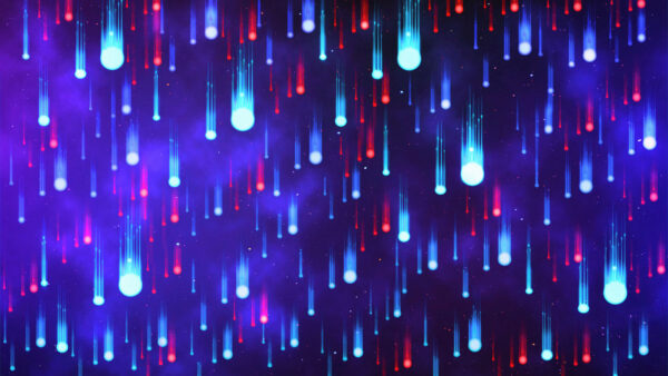 Wallpaper Rain, Neon