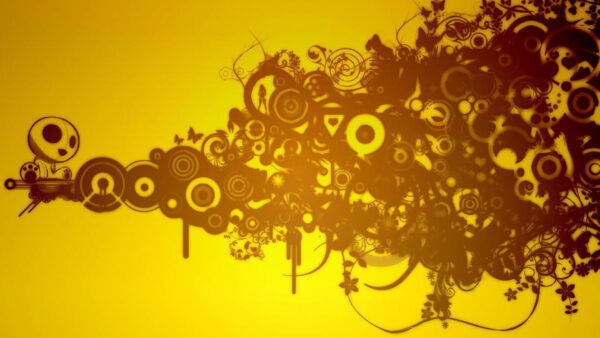 Wallpaper Painting, Art, Desktop, Yellow, Black, Background