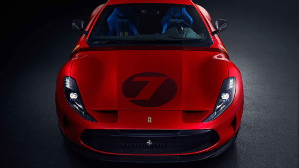 Wallpaper Ferrari, Cars, 2020, Desktop, Omologata, Red