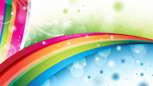 Wallpaper Rainbow, Abstract, Mobile, Desktop