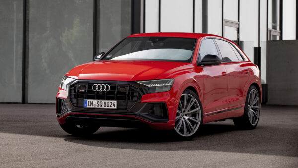 Wallpaper Audi, Red, TFSI, Cars, SQ8, 2020, Desktop