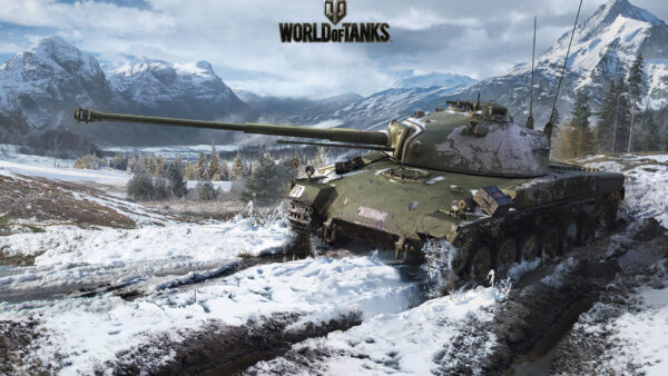 Wallpaper Covered, Background, Landscape, With, Green, World, Tank, Snow, Desktop, Mountain, Tanks