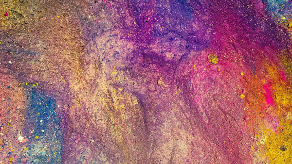 Wallpaper Abstract, Glitter, Spray, Multicolored, Paint
