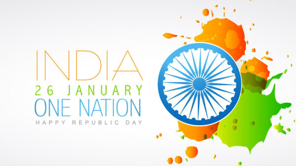 Wallpaper Ashoka, Background, Colors, White, With, Chakra, Flag, Indian, Day, Republic