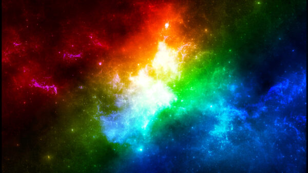 Wallpaper Space, Galaxy, Desktop, Colorful, Stars, With