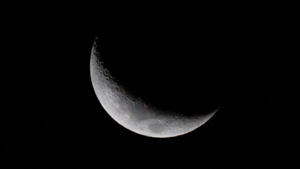 Wallpaper Night, Moon, Black