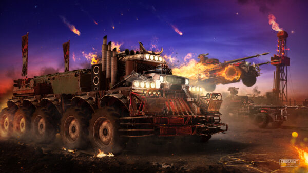 Wallpaper Apocalyptic, Truck, Vehicle, Post, Crossout