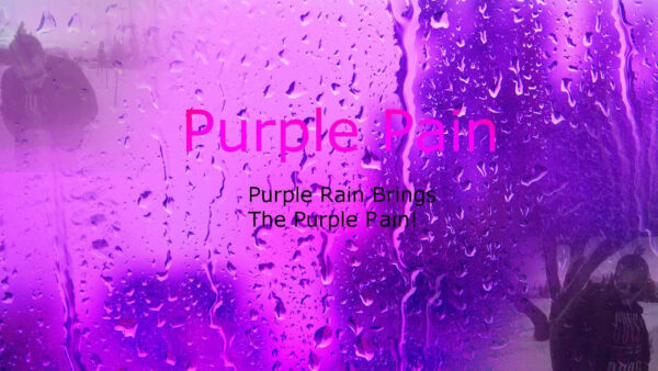 Wallpaper Rain, Pain, The, Brings, Purple