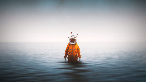 Wallpaper Astronaut, Fantasy