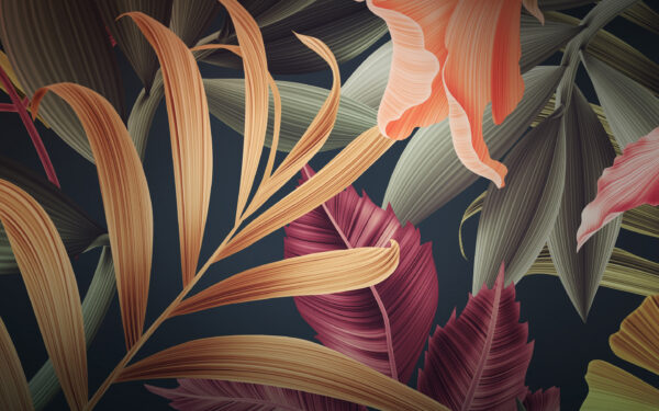 Wallpaper Leaves, Illustration, Autumn