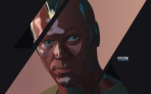 Wallpaper Marvel, Superhero, Vision