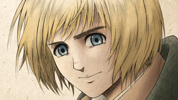 Wallpaper Arlert, Anime, Desktop, Armin, Closeup, Blue, Titan, Eyes, Attack, With