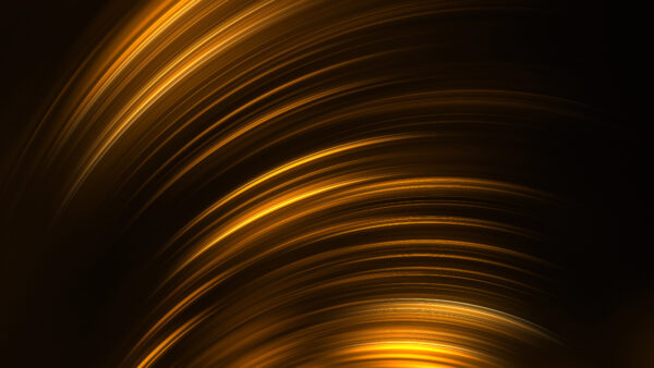 Wallpaper Abstract, Mobile, Black, Gold, Lines, Desktop