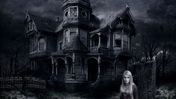 Wallpaper Movies, Black, Mansion, Girl, Haunted, Ghost, With, Image, Desktop