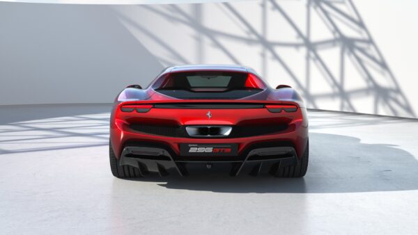 Wallpaper Cars, Ferrari, Desktop, 296, 2022, GTB