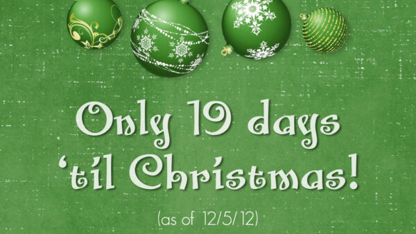 Wallpaper Background, Christmas, With, Balls, Green, Countdown