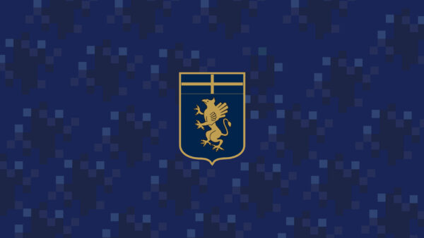 Wallpaper Blue, Genoa, Logo, C.F.C, Soccer, Emblem